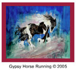 Gypsy Horse Running